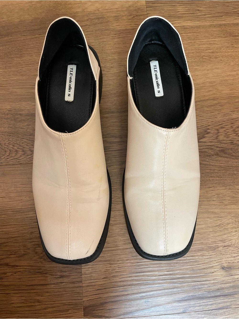 TLE micolin s Women Cream Leather Shoes 39(EU)